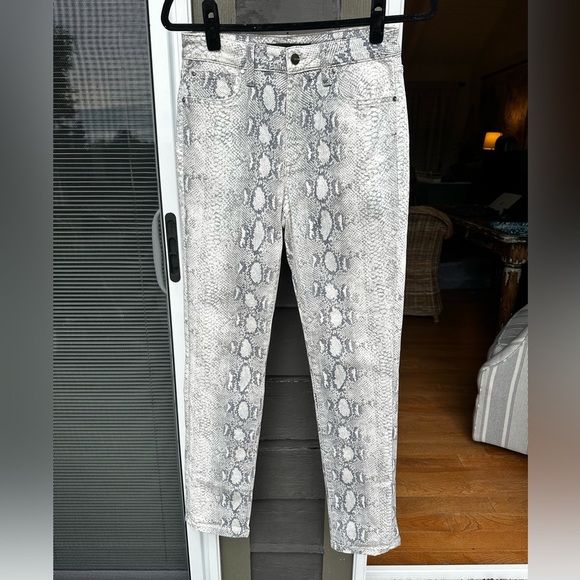 Joe's Jeans Women’s The Luna High Rise Cigarette Snake Print Straight Jeans 26 - Picture 1 of 8